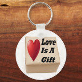 Sleutelhanger Love is een cadeau (Voorkant)