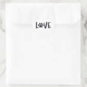 SLEUTELHANGER LOVE Paw Hart Sticker (Tas)