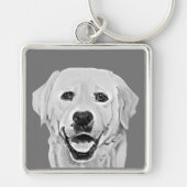 Sleutelhanger Lovely Pencil Labrador Retriever (Voorkant)