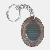 Sleutelhanger - Luchtrooster in Baksteen (Voorkant Links)