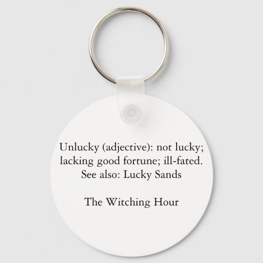 Sleutelhanger Lucky Sands (Voorkant)