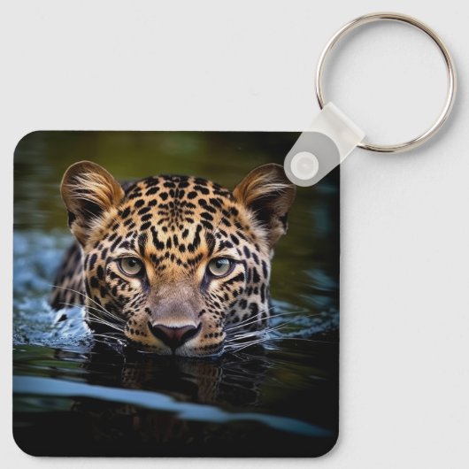 Sleutelhanger luipaard (Achterkant)