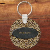 Sleutelhanger-luipsteen Jouw naam toevoegen Sleutelhanger (Voorkant)