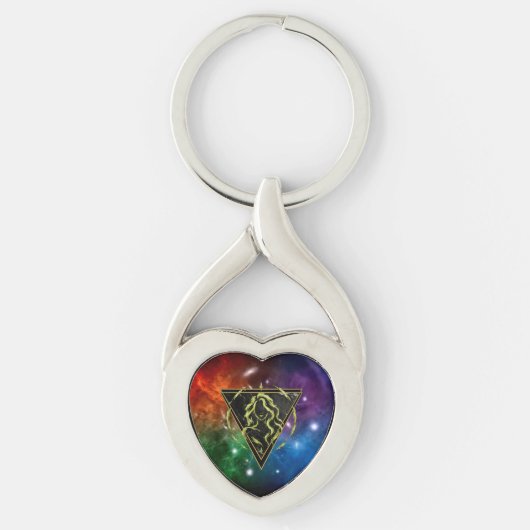 Sleutelhanger Maagd Dierenriem Cadeau Astrologie (Voorkant)