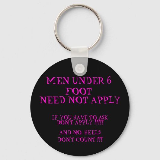 sleutelhanger mannen van 6 voet - Gepersonaliseerd (Voorkant)