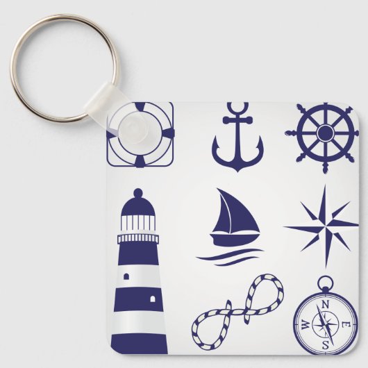 Sleutelhanger mariene elementen (Voorkant)