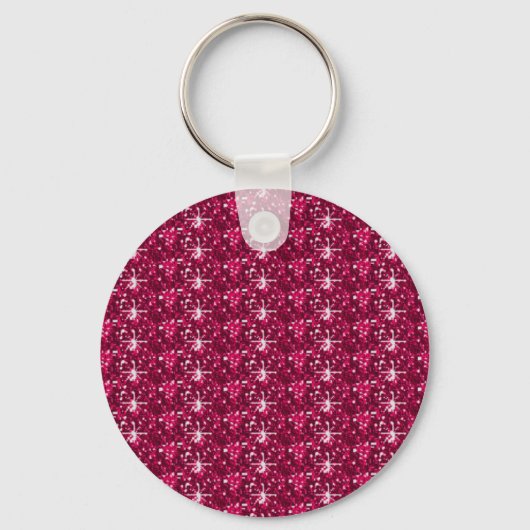 Sleutelhanger Maroon Glitter (Voorkant)
