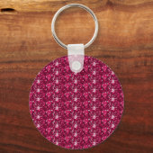 Sleutelhanger Maroon Glitter (Voorkant)
