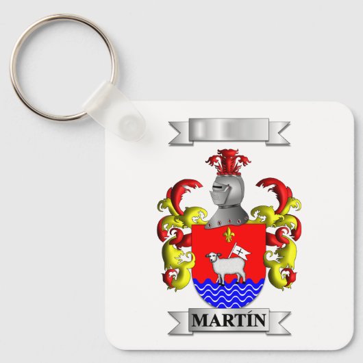 Sleutelhanger Martin Achternaam En Wapen (Voorkant)