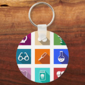 Sleutelhanger medische pictogrammen (Voorkant)