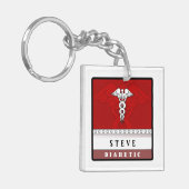 Sleutelhanger medische waarschuwing - Gepersonalis (Voorkant Links)