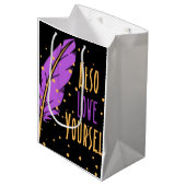 Sleutelhanger Medium Cadeauzakje (Voorkant Gekanteld)