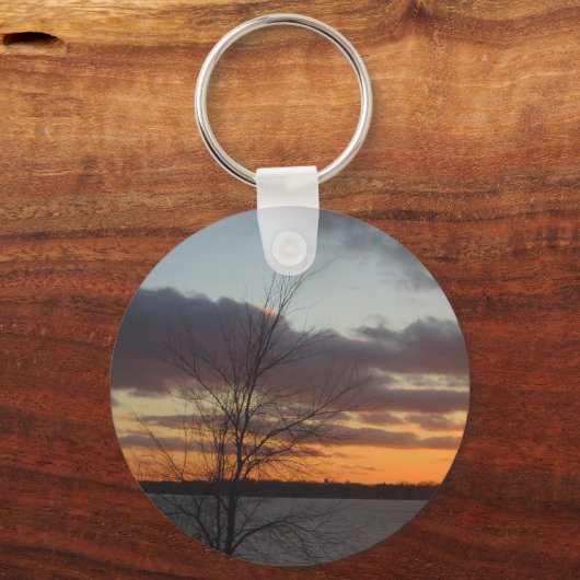 Sleutelhanger meer Sunset (Voorkant)