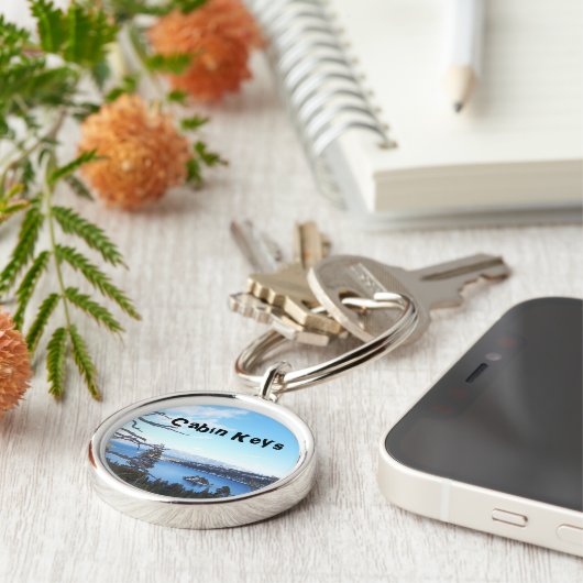 Sleutelhanger meer Tahoe Cabin (Zijkant)