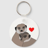 Sleutelhanger "Meerkats in Love" (Voorkant)