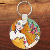 Sleutelhanger Mermaid Fairy Fantasy door Ann Howar (Voorkant)