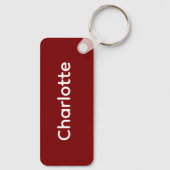 Sleutelhanger met aangepaste naam Gepersonaliseerd (Achterkant)