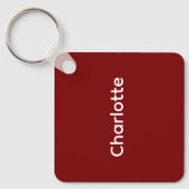 Sleutelhanger met aangepaste naam Gepersonaliseerd (Voorkant)