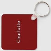 Sleutelhanger met aangepaste naam Gepersonaliseerd (Achterkant)