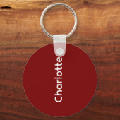 Sleutelhanger met aangepaste naam Gepersonaliseerd (Voorkant)