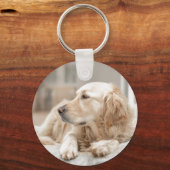 Sleutelhanger met afbeelding van Golden Retriever (Voorkant)