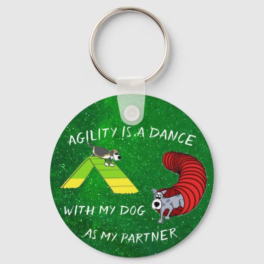 Sleutelhanger met Agility-thema (Voorkant)