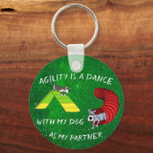 Sleutelhanger met Agility-thema (Achterkant)