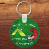 Sleutelhanger met Agility-thema (Voorkant)
