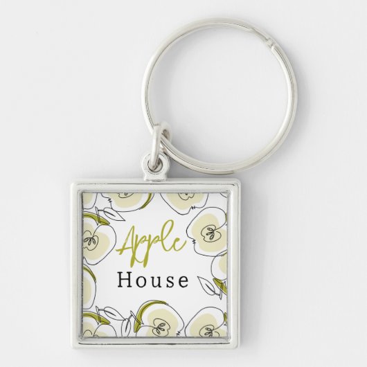 Sleutelhanger met appels. (Voorkant)