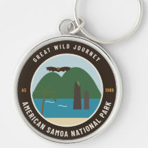 Sleutelhanger met badge van Nationaal Park van Ame