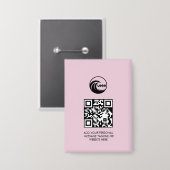 Sleutelhanger met bedrijfslogo button (Voorkant / Achterkant)