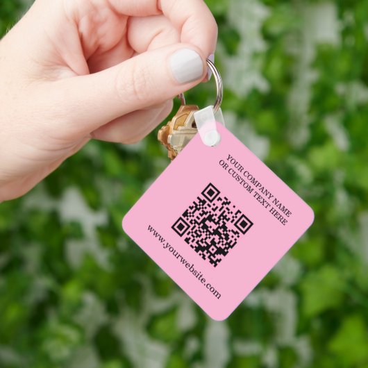 Sleutelhanger met bedrijfsnaam en logo (Hand)