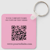 Sleutelhanger met bedrijfsnaam en logo (Achterkant)