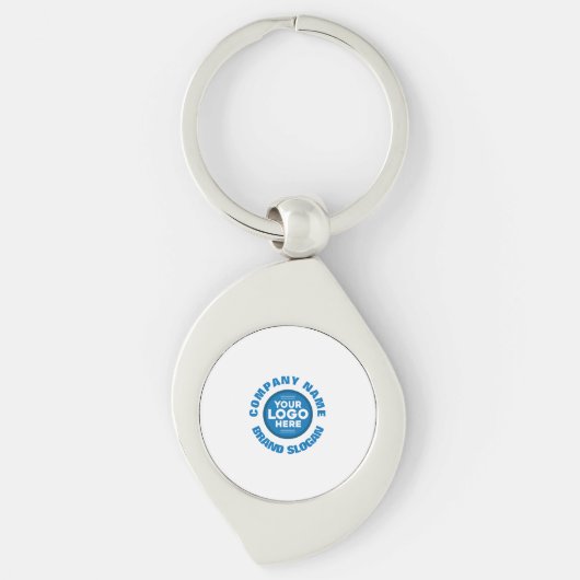 Sleutelhanger met bedrijfsnaam en Logo (Voorkant)