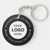 Sleutelhanger met bedrijfsnaam en logo (Achterkant)