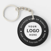 Sleutelhanger met bedrijfsnaam en logo (Voorkant)