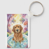 Sleutelhanger met Beste Vriend Hond Golden Retriev (Achterkant)