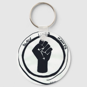 Sleutelhanger met Black Lives Matter Fist