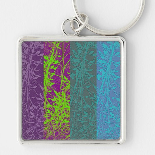 Sleutelhanger met blauwe streep (Voorkant)