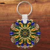 Sleutelhanger met Brazilië Kleuren Ontwerp (Voorkant)