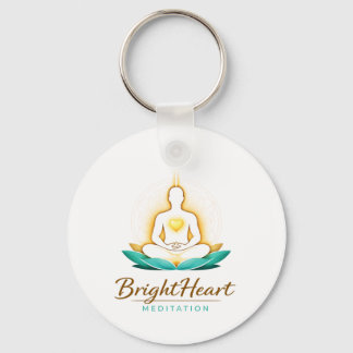 Sleutelhanger met Brightheart-meditatielogo