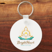 Sleutelhanger met Brightheart-meditatielogo (Voorkant)