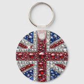 Sleutelhanger met Britse kleuren Design (Voorkant)