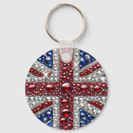 Sleutelhanger met Britse kleuren Design