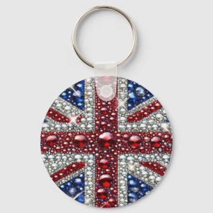 Sleutelhanger met Britse kleuren Design
