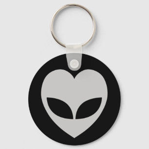 Sleutelhanger met buitenaards liefdeshart