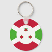 Sleutelhanger met Burundese vlag (Voorkant)