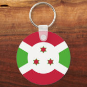 Sleutelhanger met Burundese vlag (Voorkant)