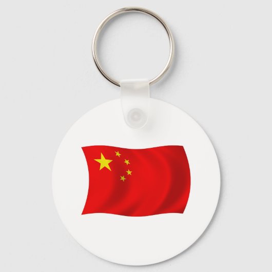 Sleutelhanger met Chinese vlag (Voorkant)