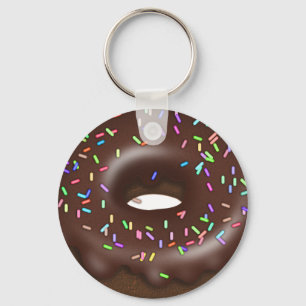 Sleutelhanger met chocolade-sprinkhaan
